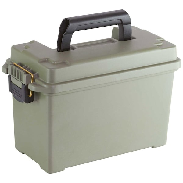 Plano Ammo Storage Container, 13-3/4 in L, 7 in W, Green, Polypropylene 171200 - main